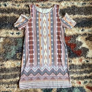 Cold Shoulder Shift Dress